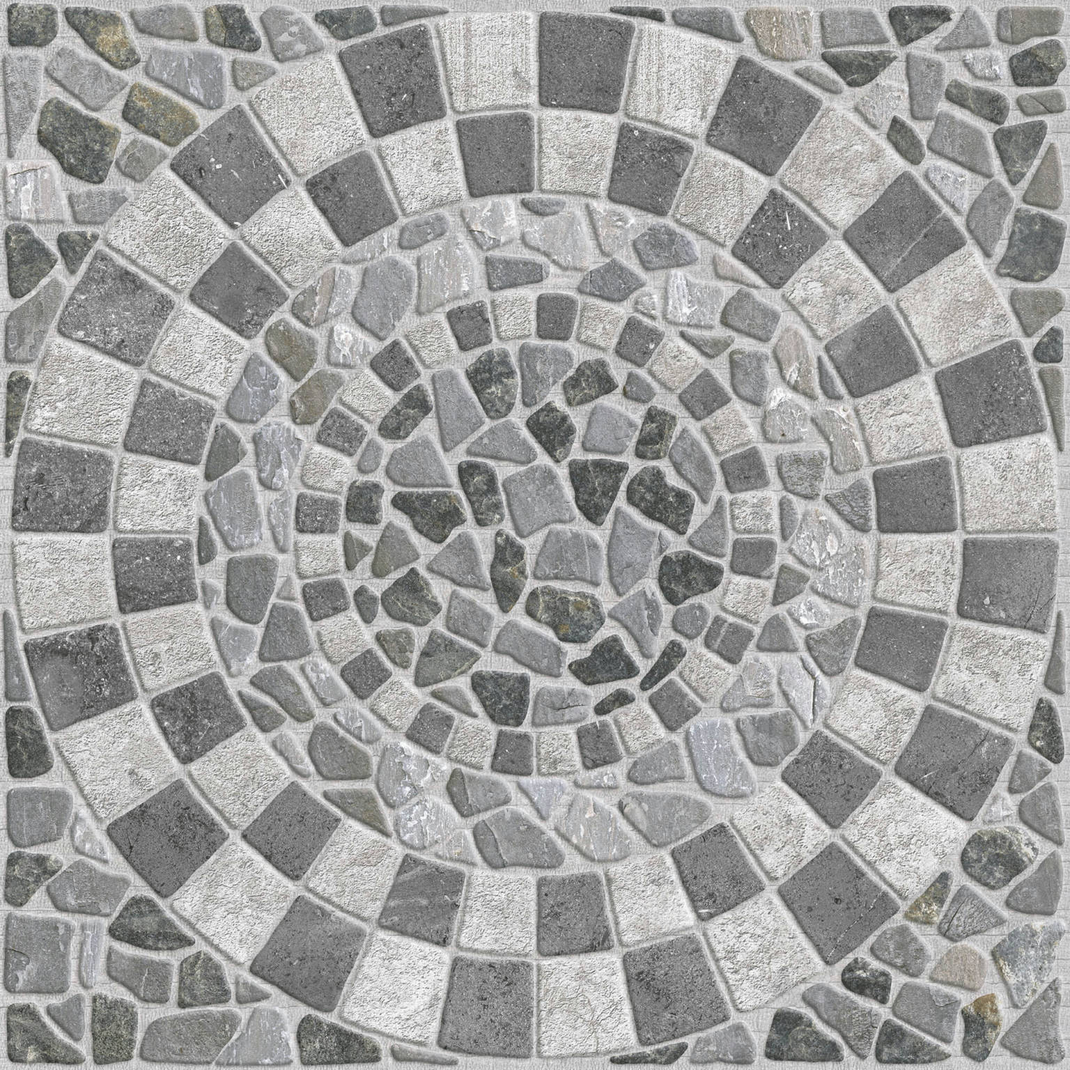 Rosetón Gris | Loft Tile